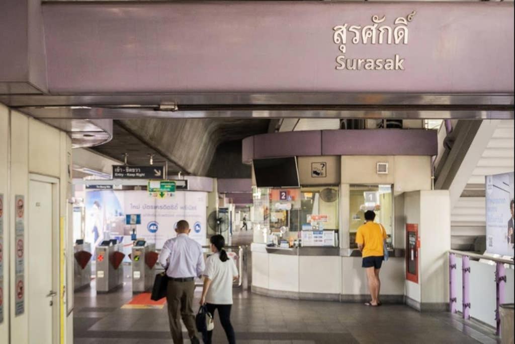 P4 Silom Large 2Beds Full Kitchen Wifi 4-6Pax Apartment Bangkok Exterior foto